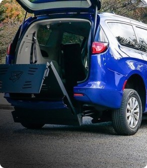 wheelchair van with ramp