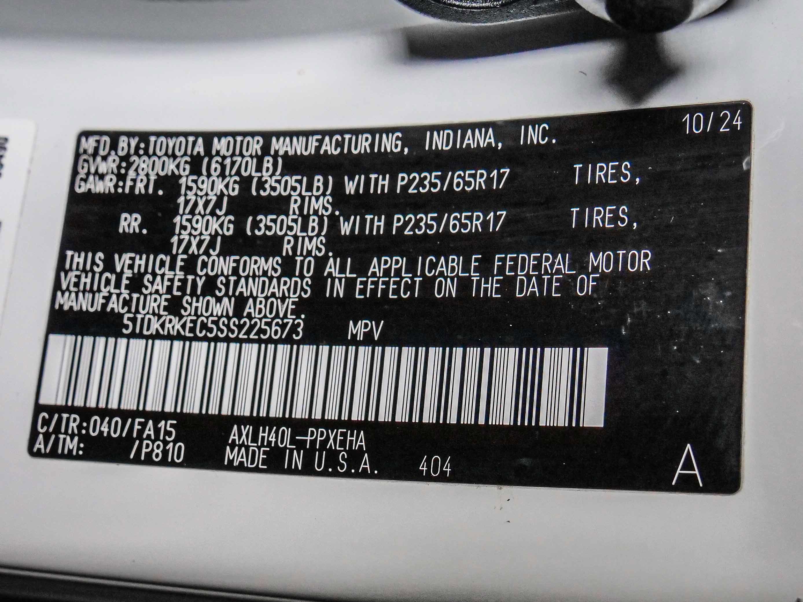2025 Toyota Sienna LE - Freedom Motors USA