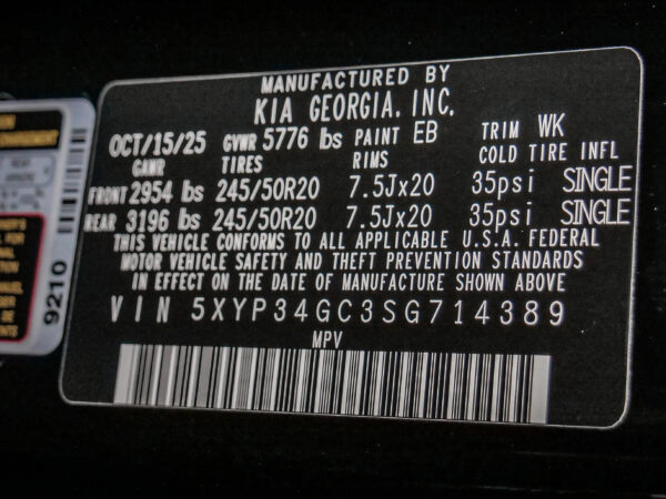 2025 Kia Telluride EX