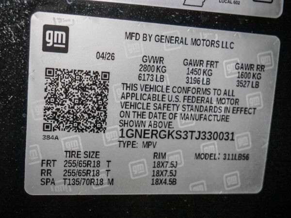 2026 Chevrolet Traverse FWD LT