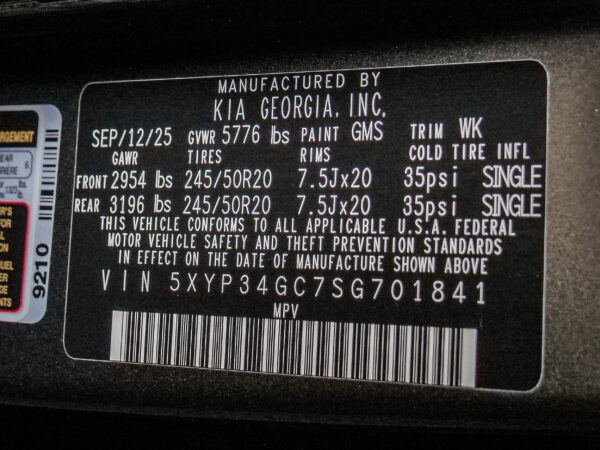 2025 Kia Telluride EX