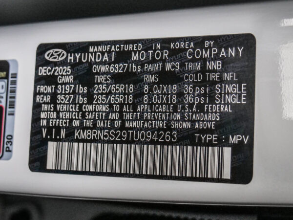 2026 Hyundai Palisade SEL Premium 7P