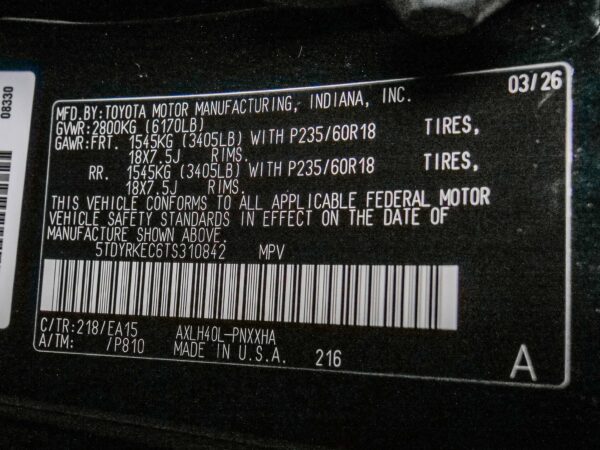 2026 Toyota Sienna XLE 8-Passenger