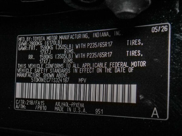 2026 Toyota Sienna LE